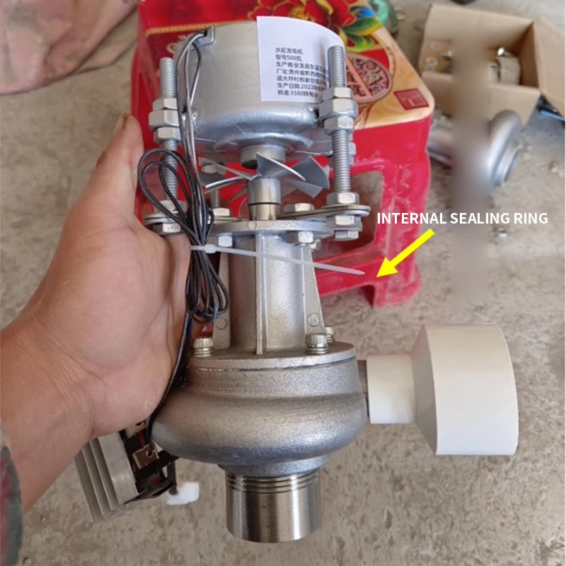 Mini-Wasserkraftgenerator 300W 50Hz 220V Hochleistung mit Display für Beleuchtung, Computer, Outdoor- und Heimgebrauch Image