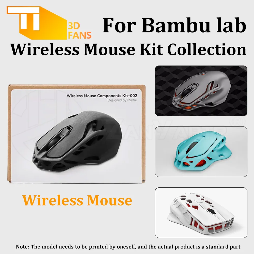 Für Bambu Lab Kabellose Maus 002 DIY Kreative Modellkomponenten für 3D-Druckerteile Bambulab Hardware Image