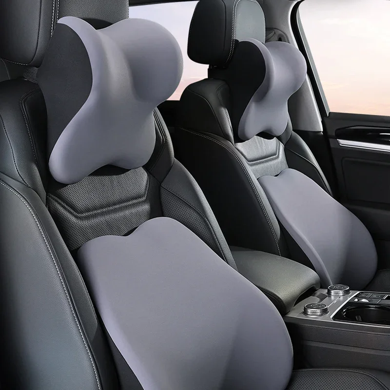 Memory Foam Poggiatesta universale per auto Cuscino lombare Cuscino per schienale Cuscino lombare Cuscino per il collo comfort per auto Accessori generali Amagi