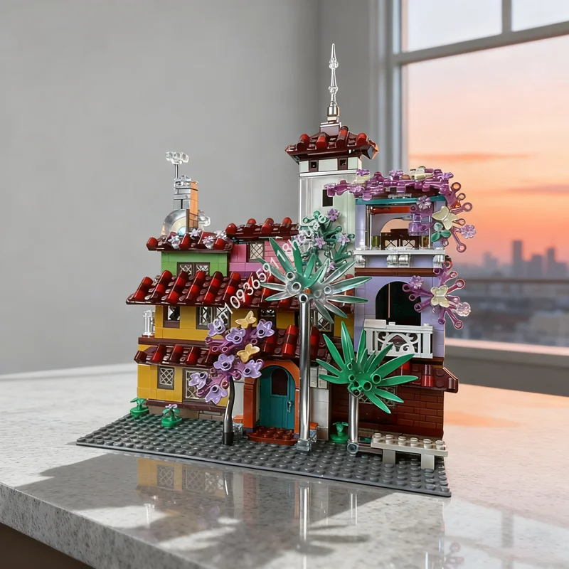 977 stücke MOC Encanto Madrigal Haus Alternative Modell Bausteine Weihnachten Geschenke Montieren Spielzeug DIY Idee Bildung Ziegel Kinder Image