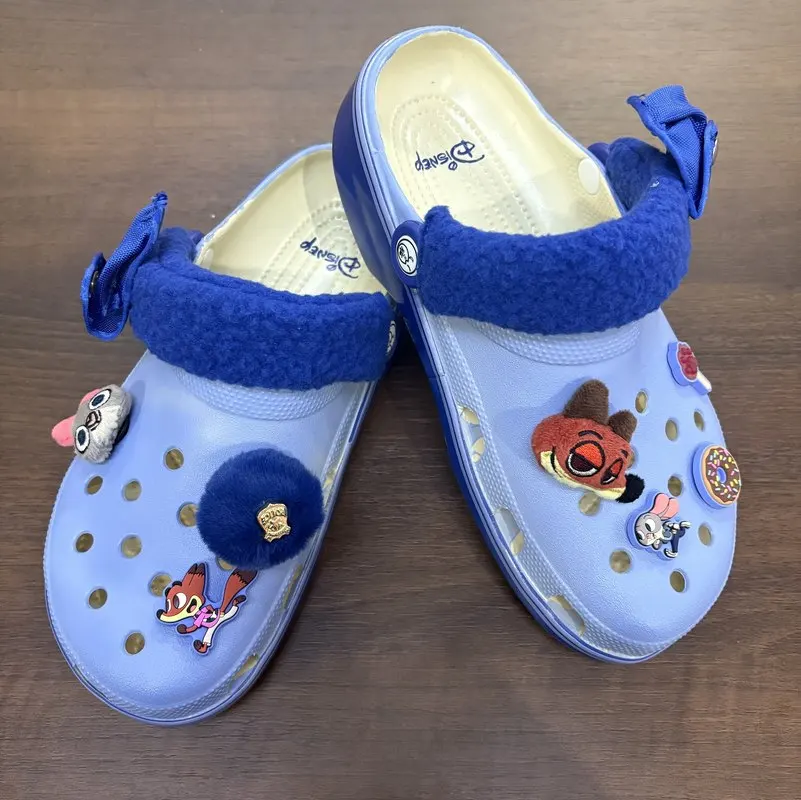 2026 Neue Disney Zootopia2 Cartoon Wasserdichte Loch-Slipper Sandalen Outdoor-Sand-Sandalen Lässige Atmungsaktive Eva Rutschfeste Schuhe