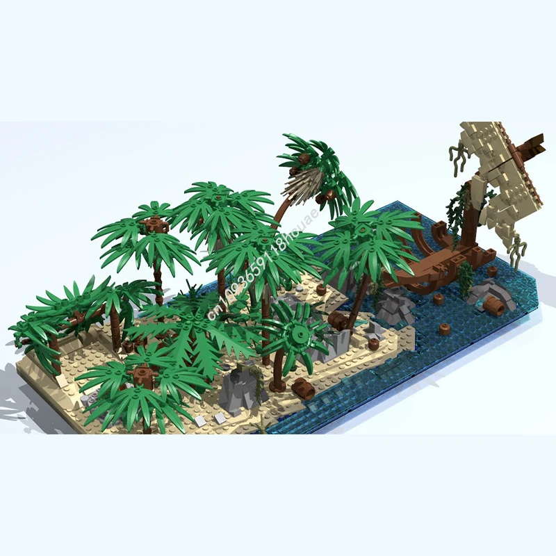 1273 stücke MOC Verloren Sailor Piraten Modell Bausteine Bildung Handwerk Spielzeug Architektur Geburtstag DIY Kreative Weihnachten Geschenke Image