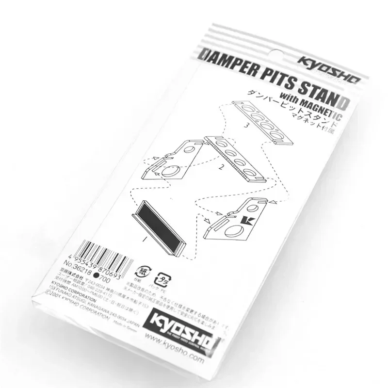 1Set Dämpfer Pits Ständer mit Magnet für Kyosho RC Auto Werkzeug Stoßdämpfer Montieren Schraube Saugnapf mit Magnet Image