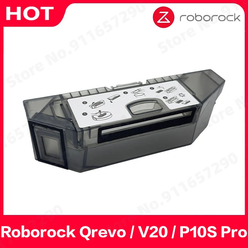 Roborock Qrevo Master / V20 / P10S Pro Neue Staubbox Staubsaugerroboter-Teile Roboter-Staubbehälter Zubehör Image