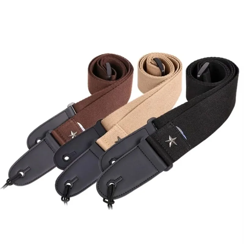 E-Gitarrengurt, Akustikgitarrengurt, Folk-Gitarrengurt, Gurtband, Gitarrengurte, verstellbar, mit Plektrumtasche, Gitarrenzubehör, weich, langlebig