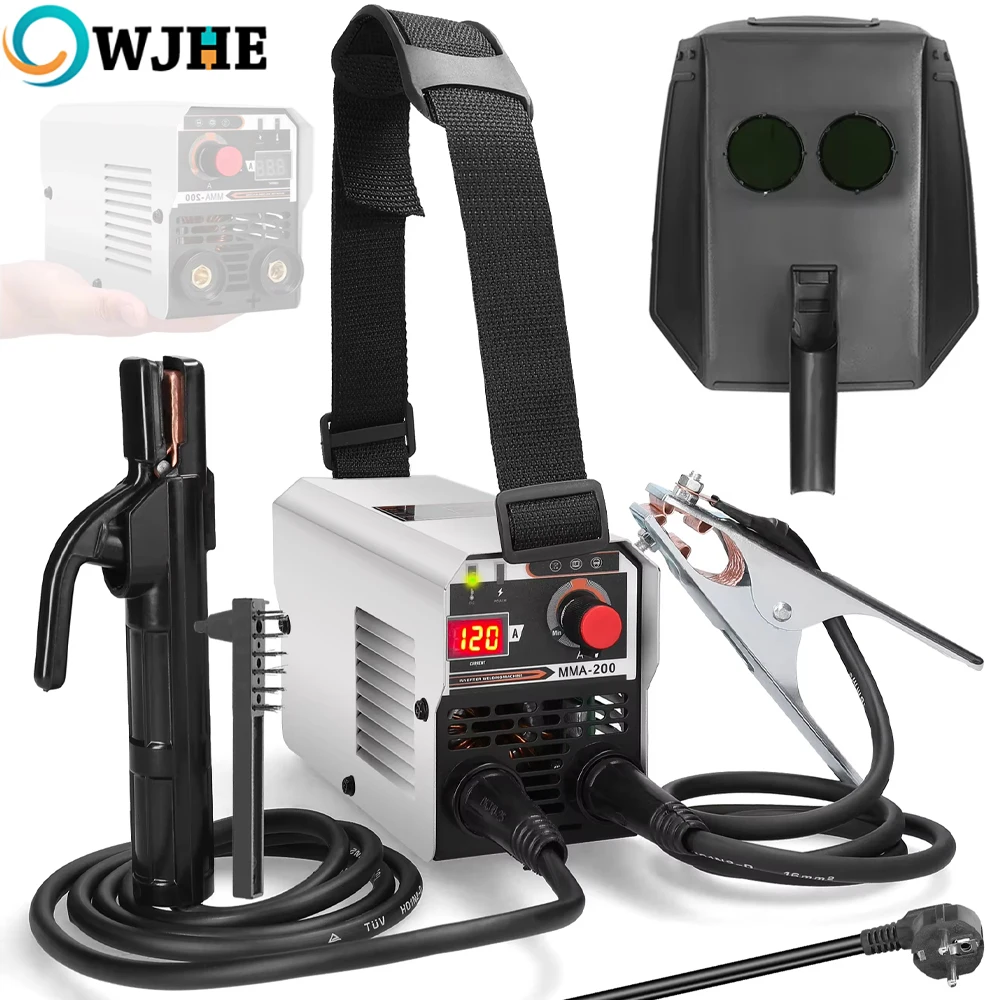OWJHE Tragbare Schweißmaschine Lichtbogenschweißgerät Vollautomatische Industrielle Haushalts-Elektroschweißmaschine Image