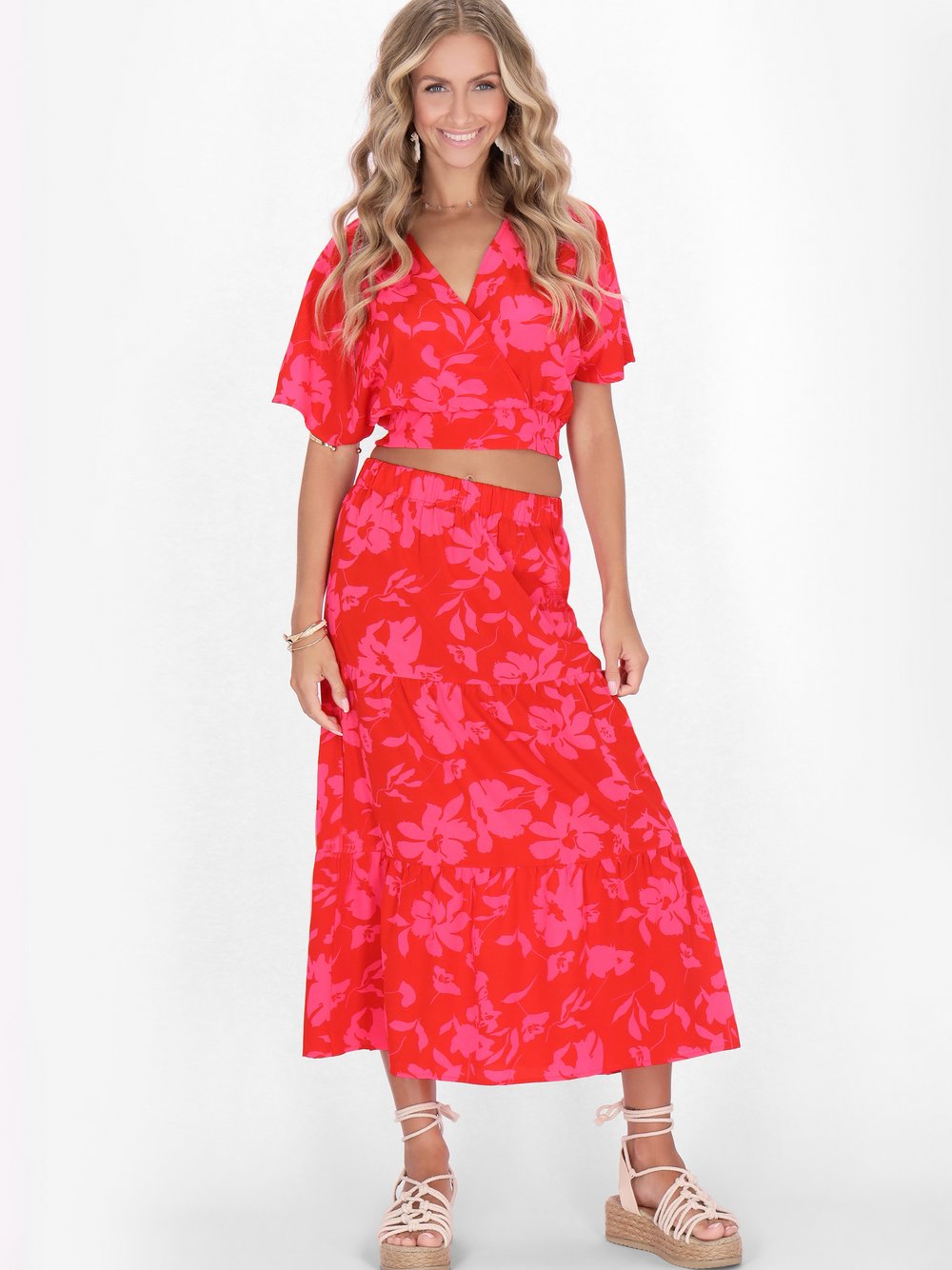 IZIA Rock Damen rot, XS