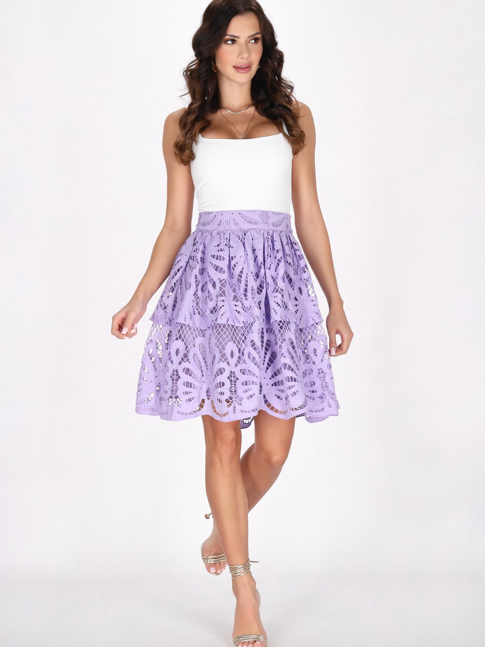 Faina Rock Damen lila, M