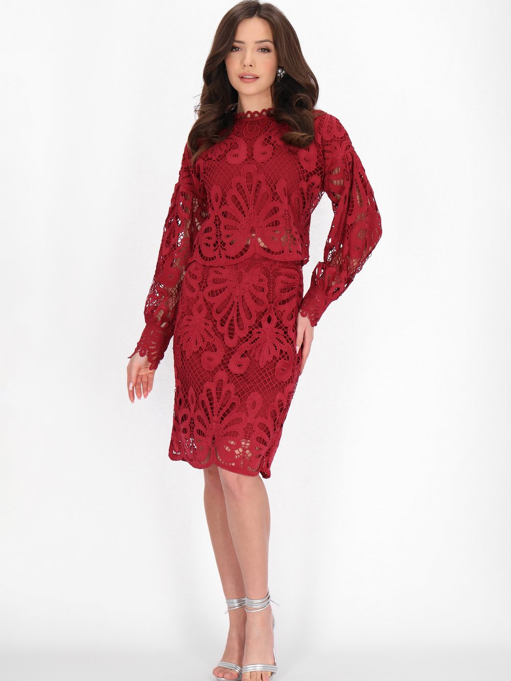 Faina Rock Damen rot, L