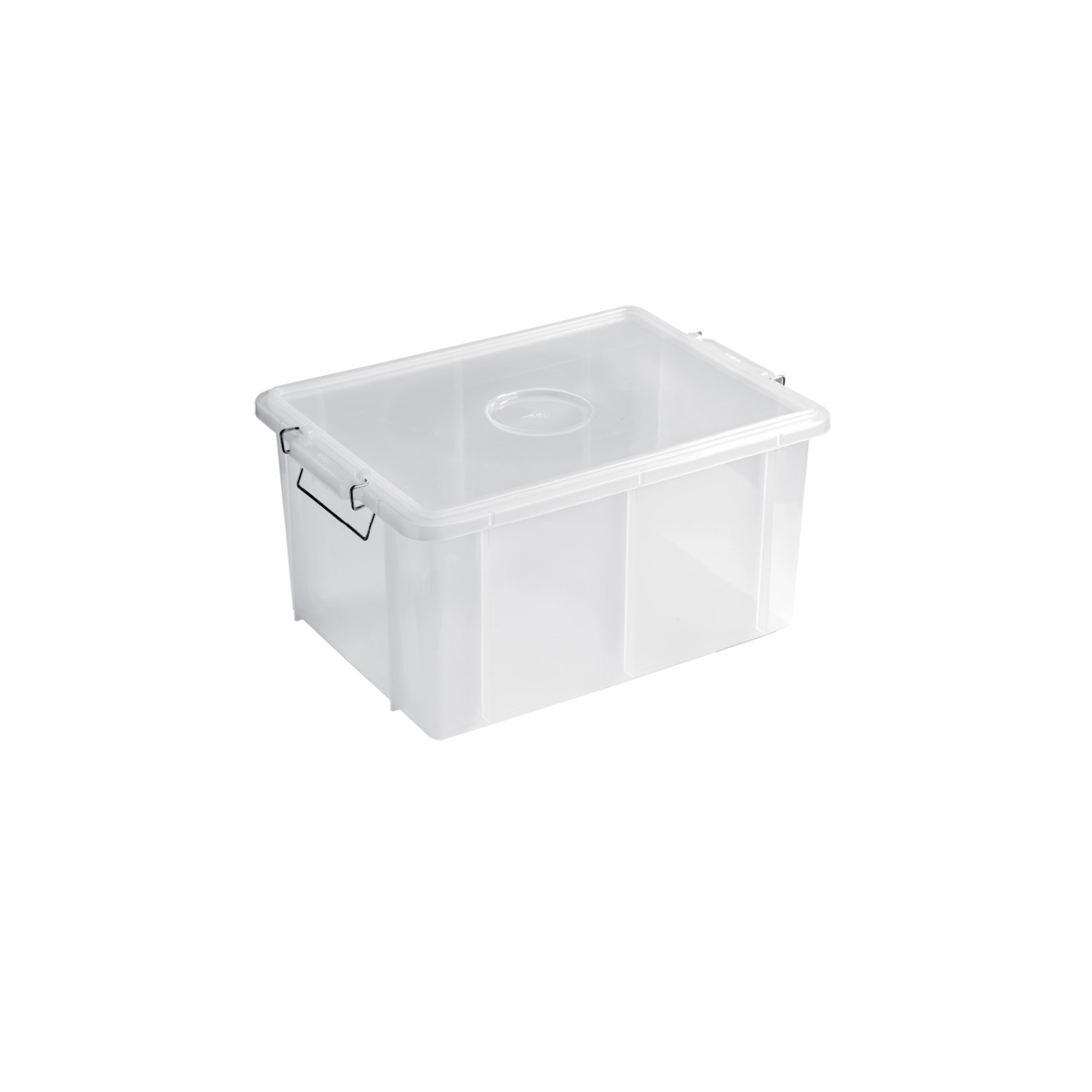 Giganplast Weiße Aufbewahrungsbox mit Deckel, 62 x 40 x 31 cm Image