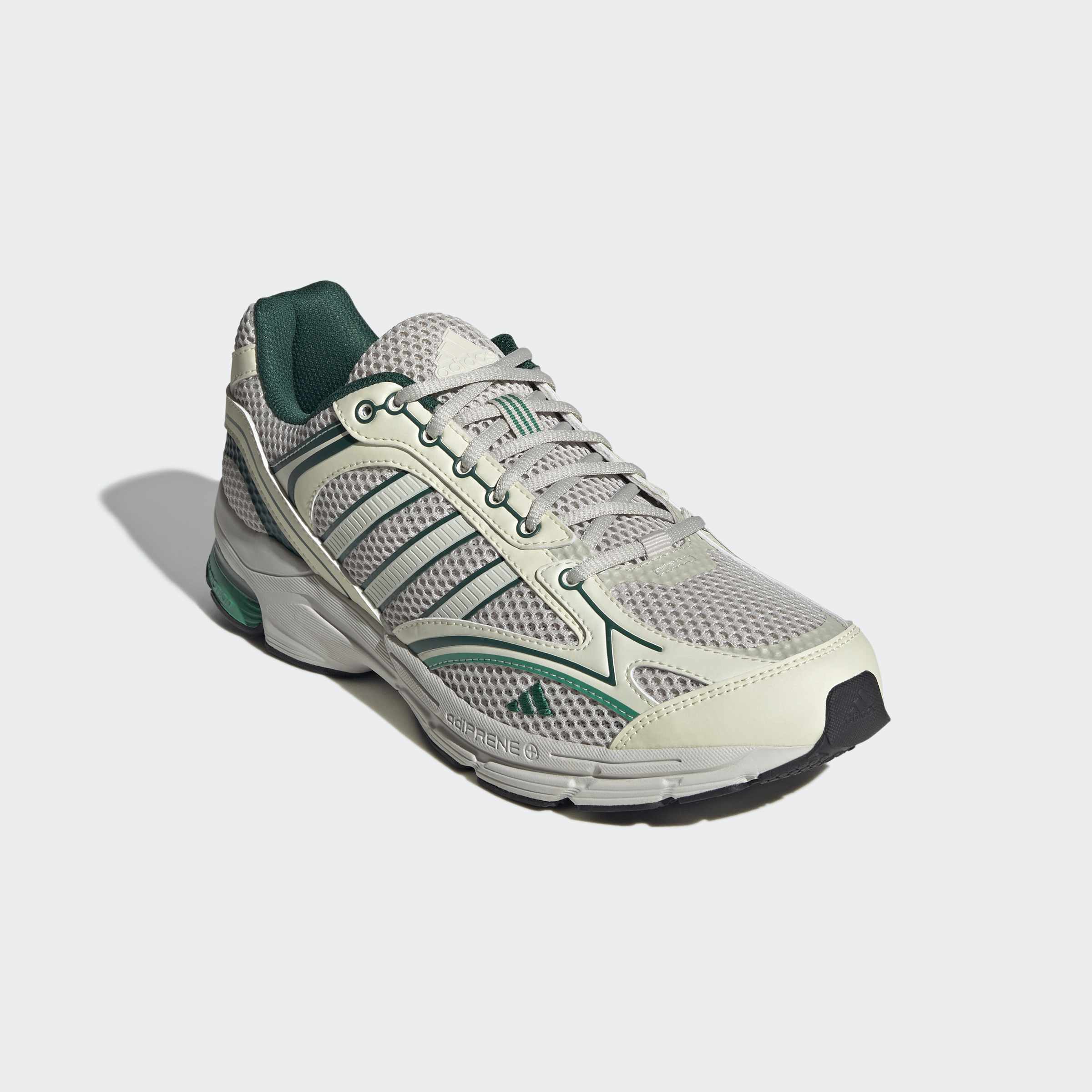 Sneaker ADIDAS SPORTSWEAR "SPIRITAIN 2000", Damen, Gr. 43, alumina, ice gold metallic, court grün, Synthetik, Textil, Schuhe Sneaker