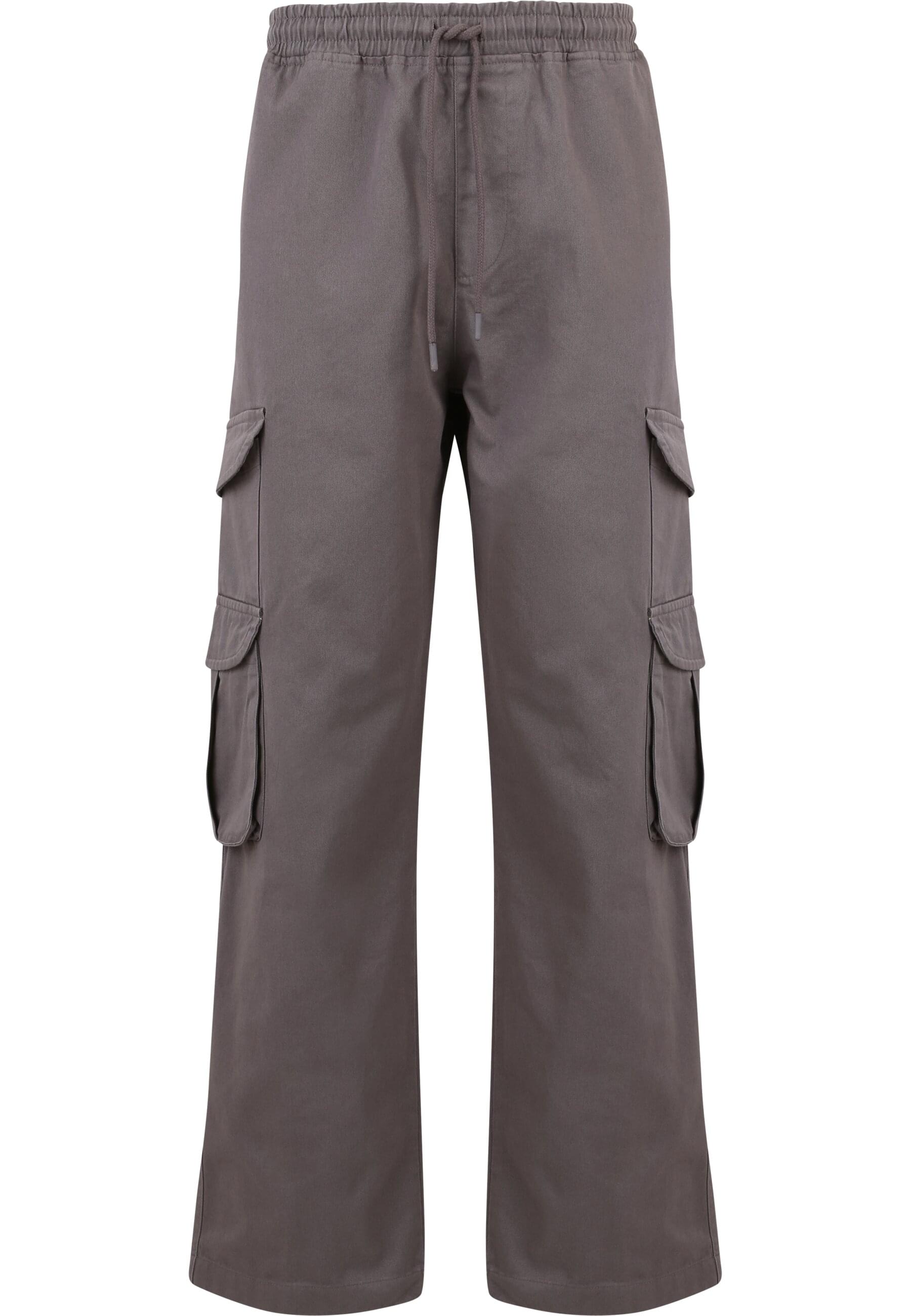 Cargohose DEF "DEF DEF Pure Cargopants", Herren, Gr. M, US-Größen, grau, 100% Baumwolle, unifarben, normal, Hosen Cargohose