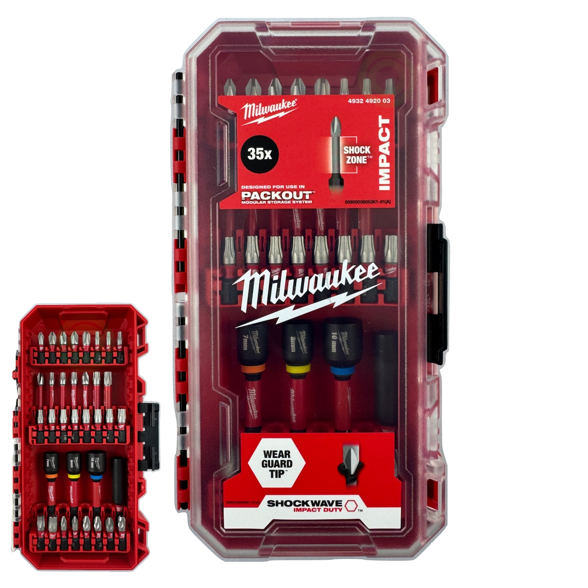 Milwaukee SHOCKWAVE Schrauben BIT-Set PH/PZ/TX 35-teilig 4932492003 Image