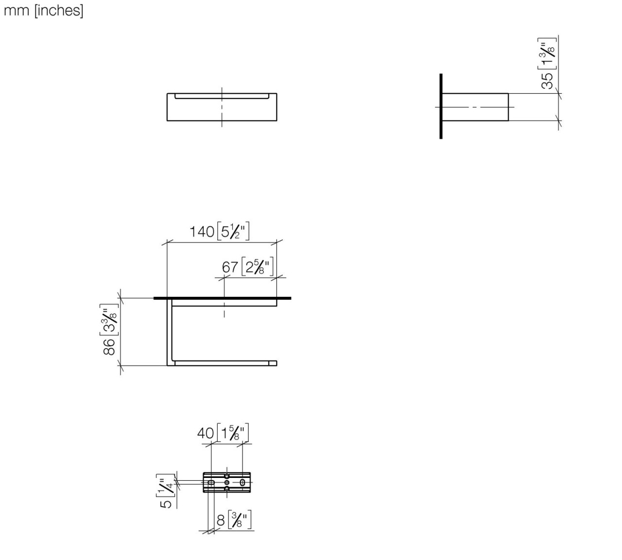 Dornbracht Papierrollenhalter 83500780-42 Image
