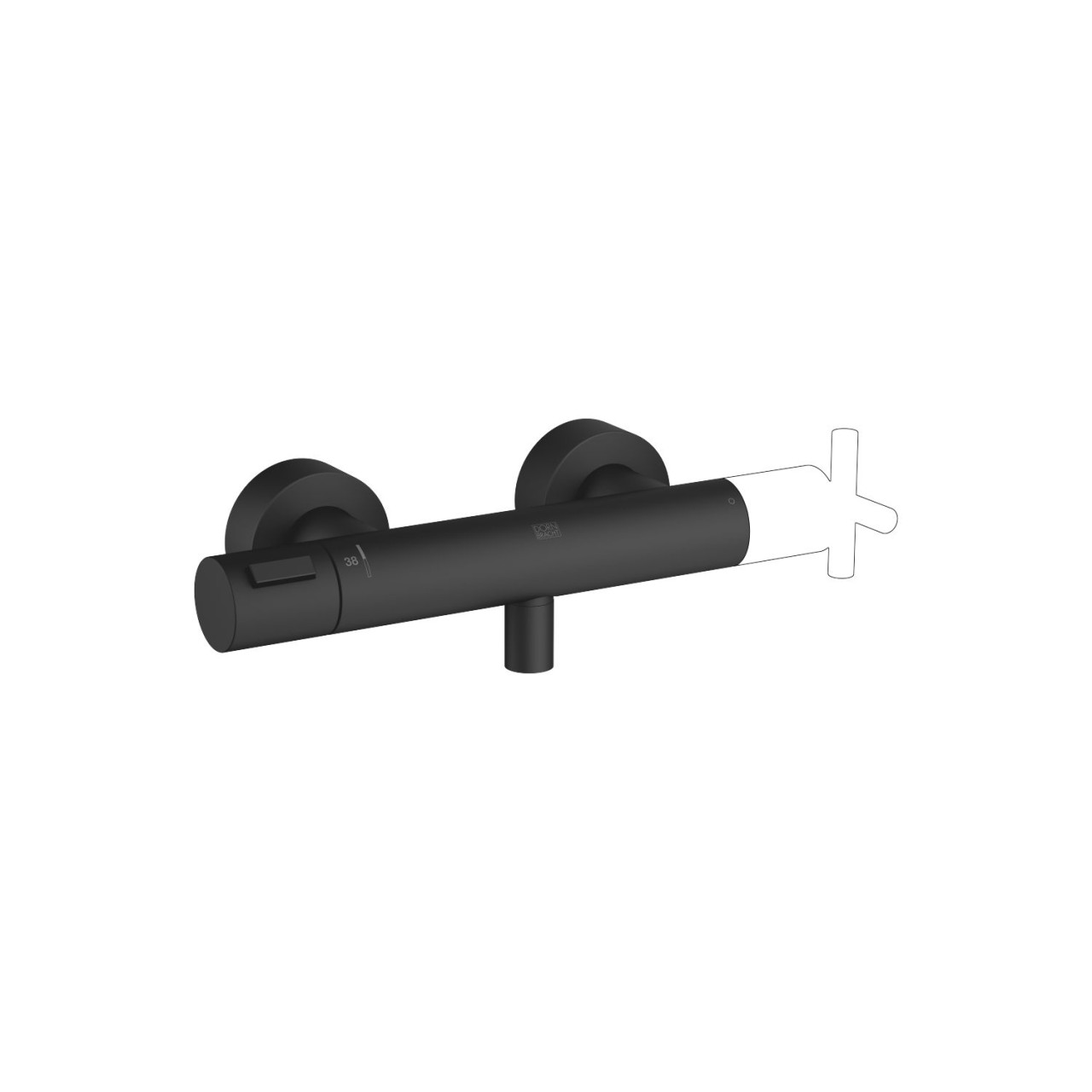Dornbracht Brausethermostat für Wandmontage 34445979-33 Image