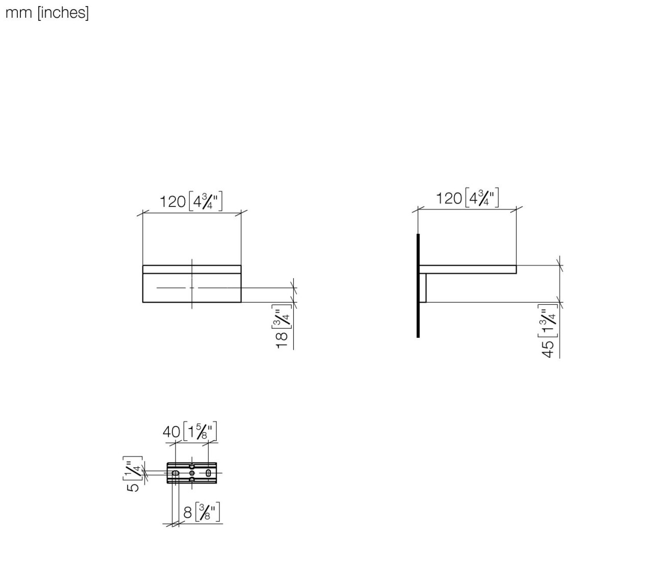 Dornbracht Seifenhalter , Wandmodell 83410780-42 Image