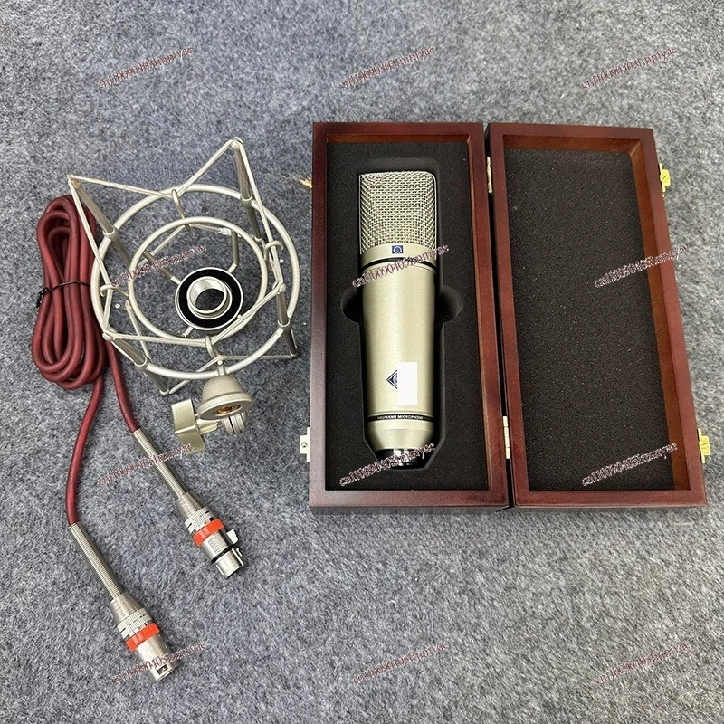 U87 Kondensatormikrofon Broadcast-Kabelmikrofon Schlagzeug Live-Soundkarte Bühnenaufnahme Image