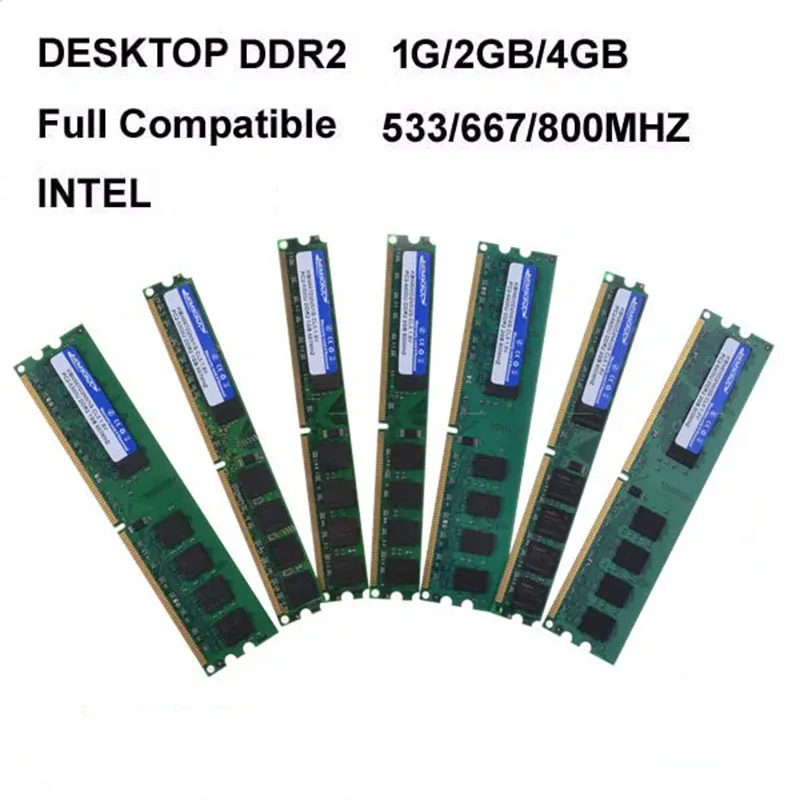 KEMBONA DDR2 ram Voll kompatibel PC desktop DDR2 1G/2GB/4GB 800MHz/667MHz/533MHz für intel motherboard DIMM-240-Pins Desktop Image