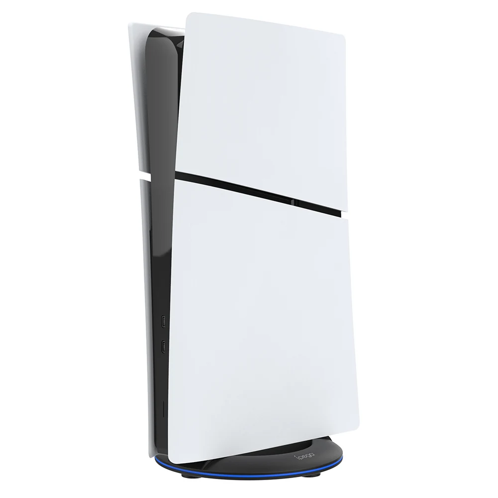 Vertikaler Ständer Stabiler Standfuß Halterung Konsolenständer für PS5 Slim Konsole Disc und Digital für Playstation 5 Slim Konsole Image