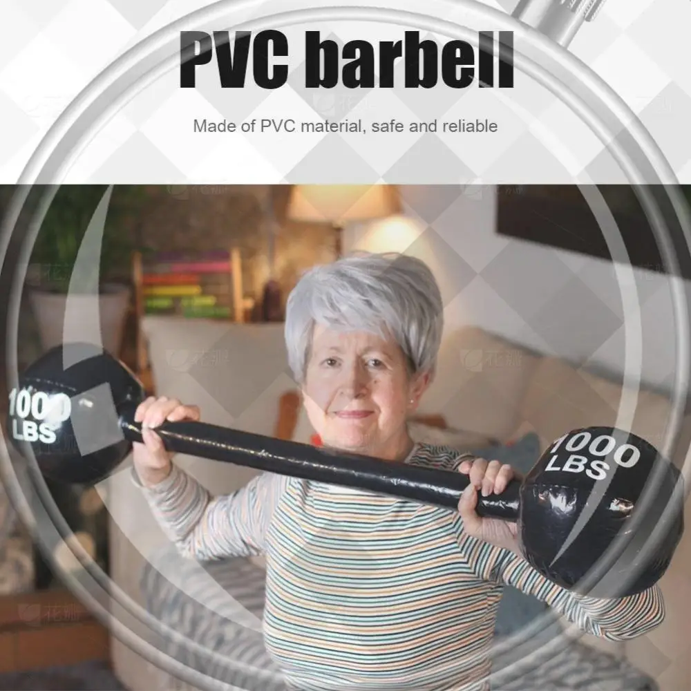 Bébé épaissi gonflable haltère jouets enfants Fitness haltère sport jouet PVC enfants sport Fitness haltère fête