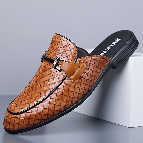 Rote Herren-Loafer aus Kunstleder mit Krokodilprägung, zum Hineinschlüpfen, elegante Hochzeitsschuhe, für formelle Anlässe Image
