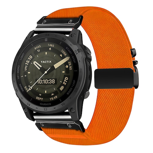 Uhrenarmband für Garmin Fenix 8 43mm Fenix 8 47mm Fenix 8 51mm Fenix 7 Pro Fenix 7S Pro Stoff Ersatz Gurt Schnellspanner Quick Fit Verstellbar Sportarmband Armband Image