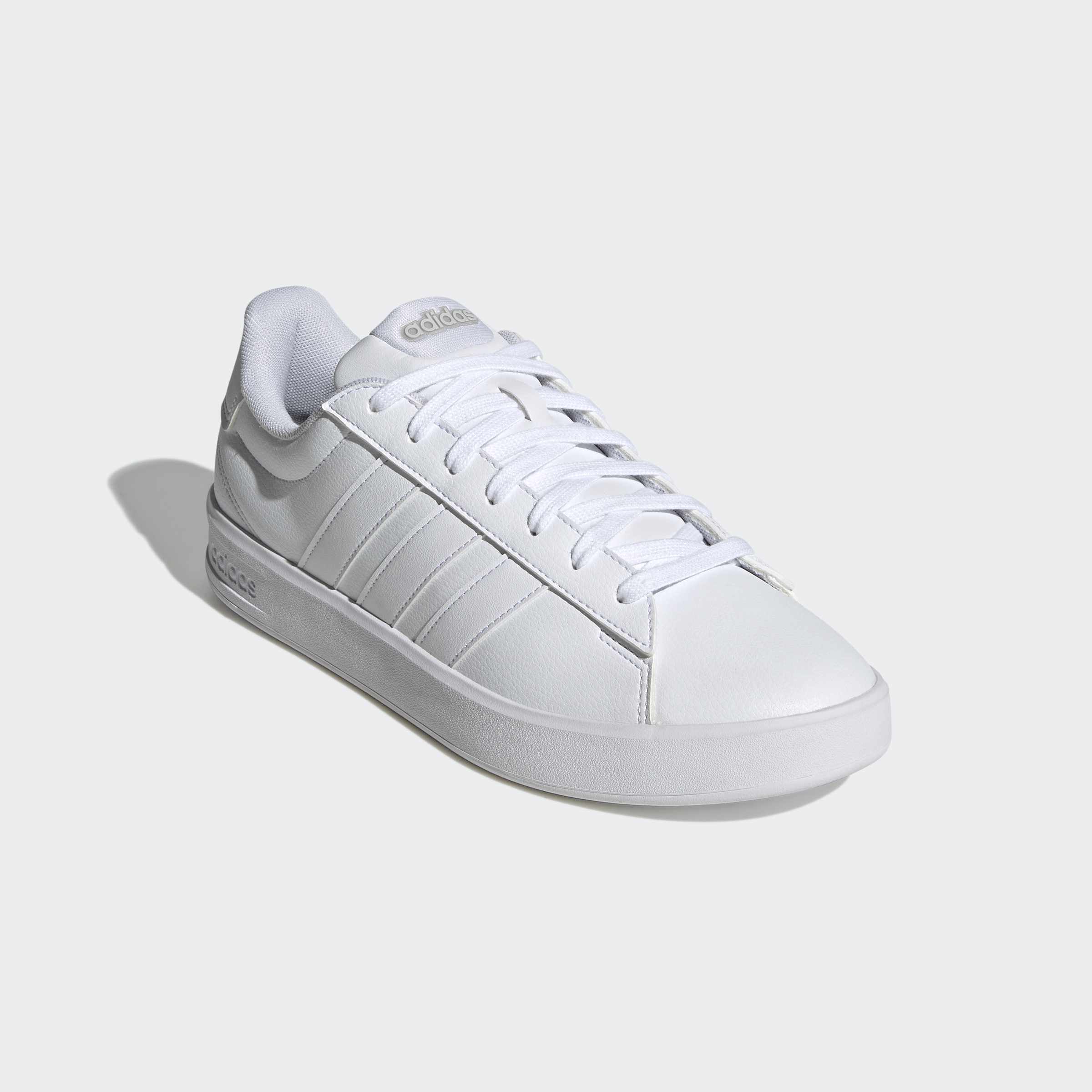Sneaker ADIDAS SPORTSWEAR "GRAND COURT 3.0", Herren, Gr. 39, cloud weiß, ftwr weiß, grau two, Synthetik, Textil, Schuhe Sneaker