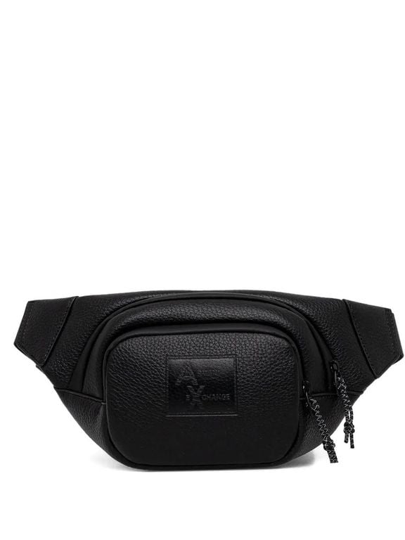 Logo-Embossed Belt Bag - Black - ARMANI EXCHANGE Belt Bags