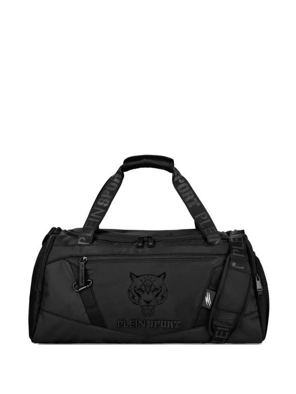 Embossed-Logo Gym Bag - Black - Philipp Plein Holdalls