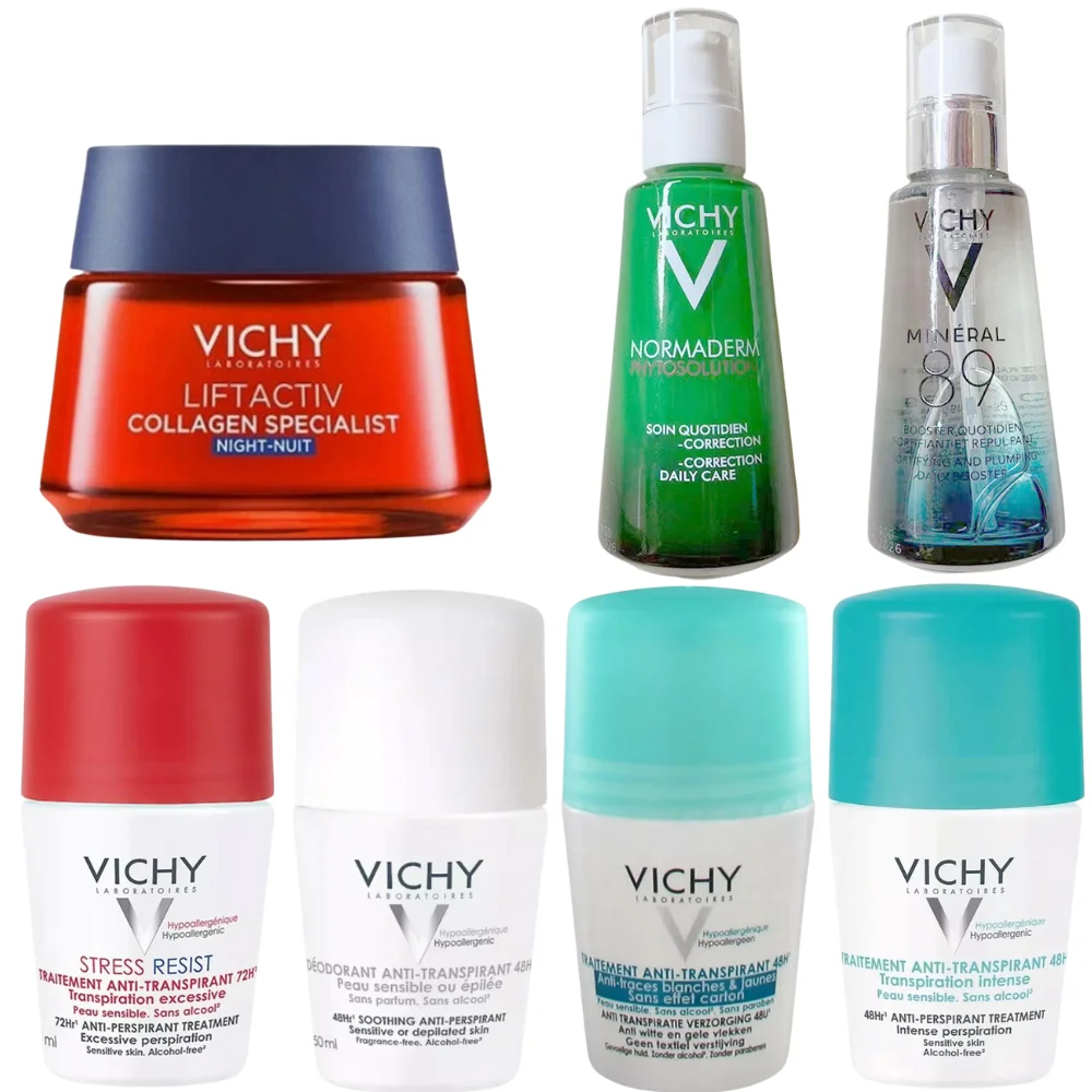 Vichy Salicylsäure Feuchtigkeitsspendende Gesichtsreparaturcreme 16 % VC Verjüngende Anti-Transpirant-Lotion Oil Control Anti-Akne-Essenz Image