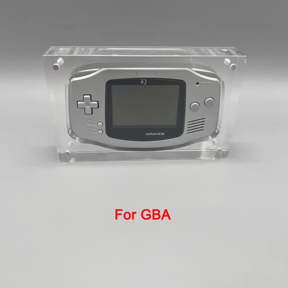 Transparente Acryl-Vitrine Magnet abdeckung Hülle für Gameboy Advance für GBA-Konsole Aufbewahrung sbox Image