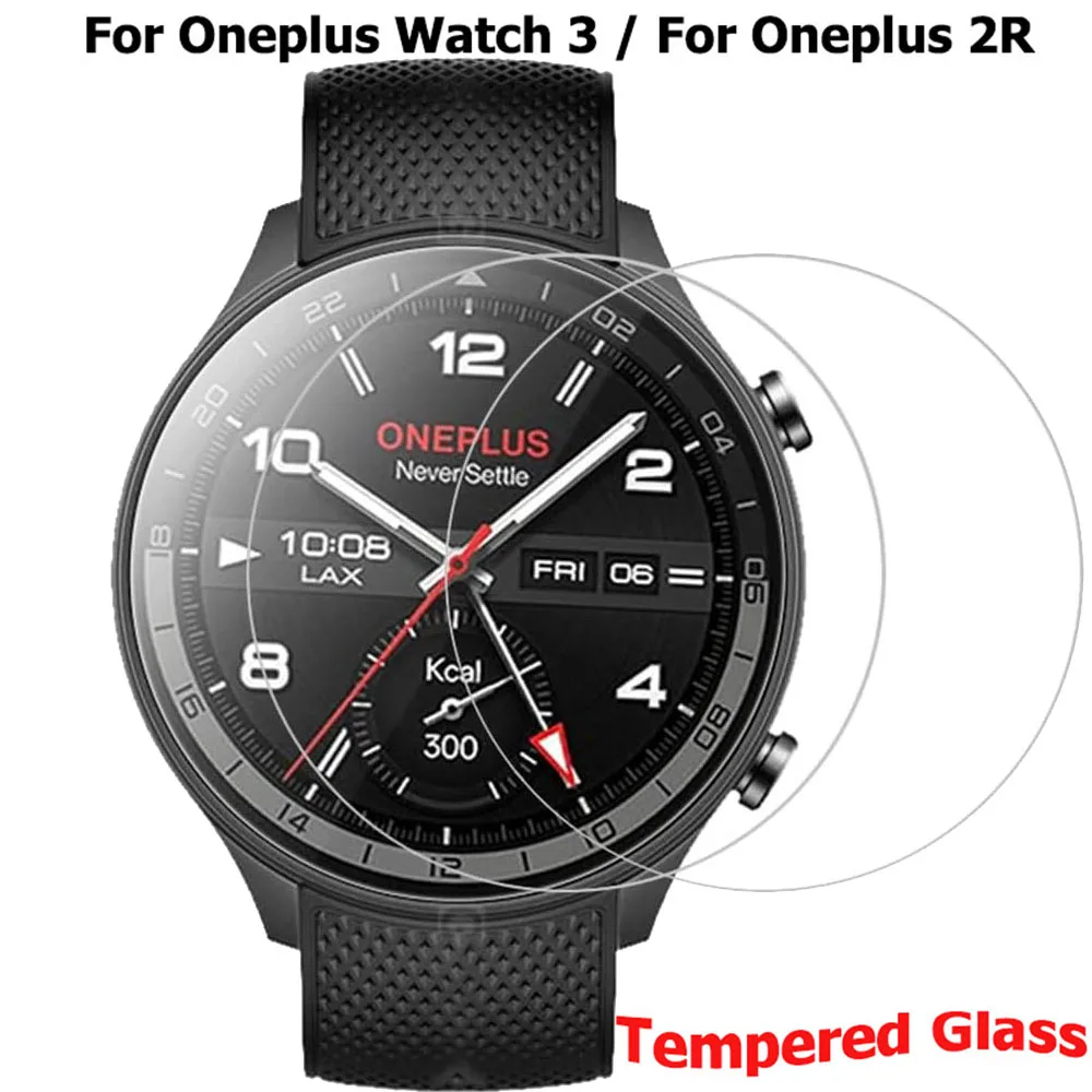 3PCS gehärtete Glasfolien Schutz für Oneplus Watch 3/OnePlus Watch 2R Displayschutzfolie Schutzglasfolie Zubehör Image