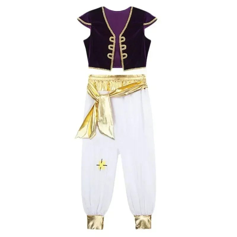 1-teiliges arabisches Prinzenkostüm für Kinder, Anzüge, Party-Cos-Kostüme, Love Live Cos Aladdin, Kinderkostüm, Maskerade, Halloween-Kostüme Image