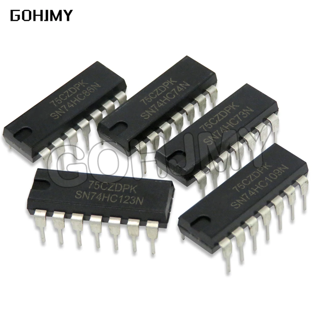10PCS SN74HC74N DIP 74HC74 DIP-14 74HC74N SN74HC73N SN74HC86N SN74HC109N SN74HC125N DIP 74HC86 74HC86N 74HC125 NEUE Image