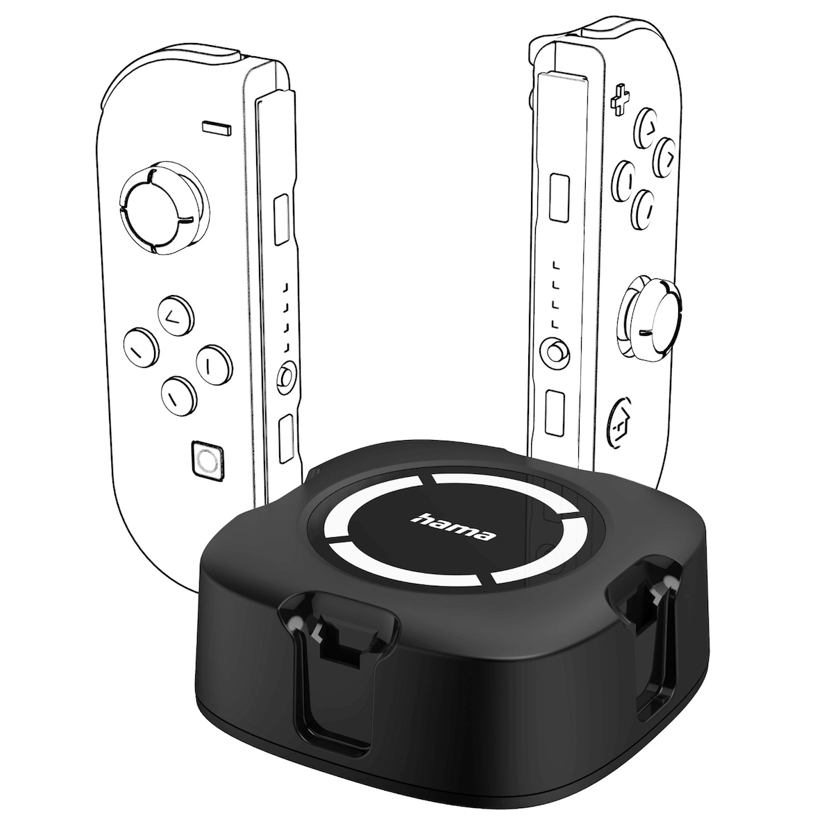 Hama Ladestation 4-Fach für Nintendo Switch Joy-Con Image