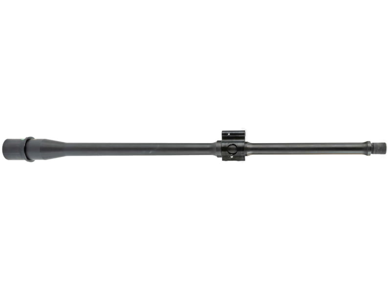 Faxon Firearms AR15 5.56 NATO Threaded Barrel 16in Pencil Profile Mid-Length 1-8 Twist 1/2x28 Black 15A58M16NPQ-APGB