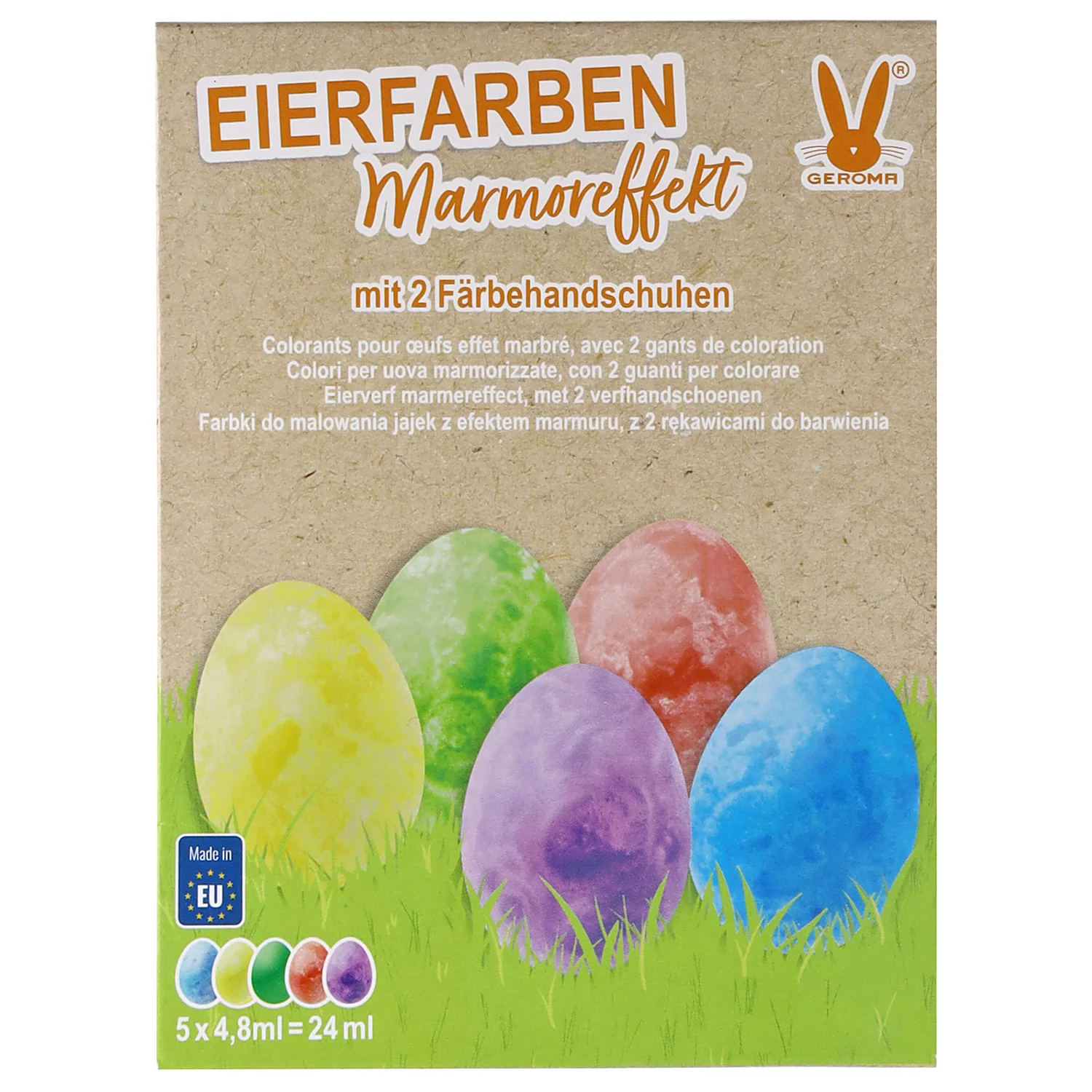 Eierfarben Marmoreffekt, 5 Farben Image