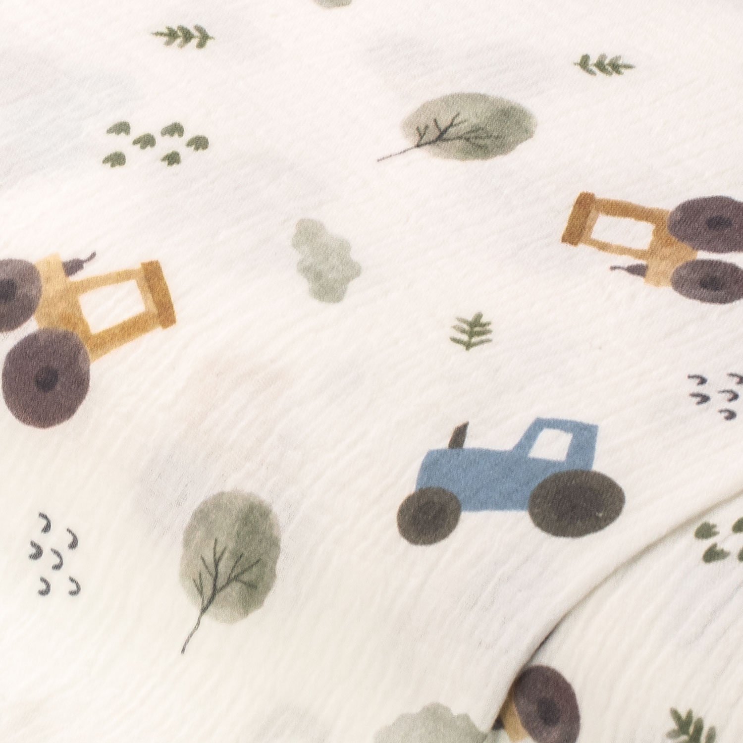 Musselin/Doppel-Gaze Traktor, wollweiß-color Image