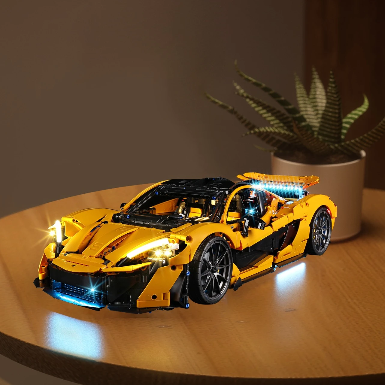 LED-Beleuchtungsset, geeignet für LEGO Technic McLaren P1 42172, Bausteine, DIY-Lampenspielzeug (Modellsteine nicht im Lieferumfang enthalten). Image