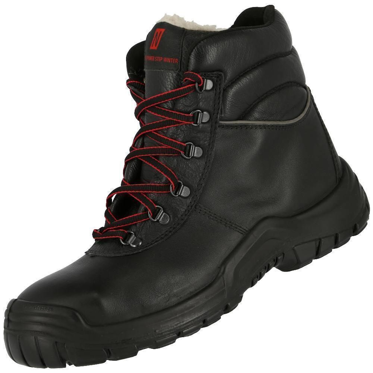 AS Arbeitsschutz Nitras Power Step Mid + W Sicherheitswinterstiefel | Gr. 37 | Vollleder | schwarz Image