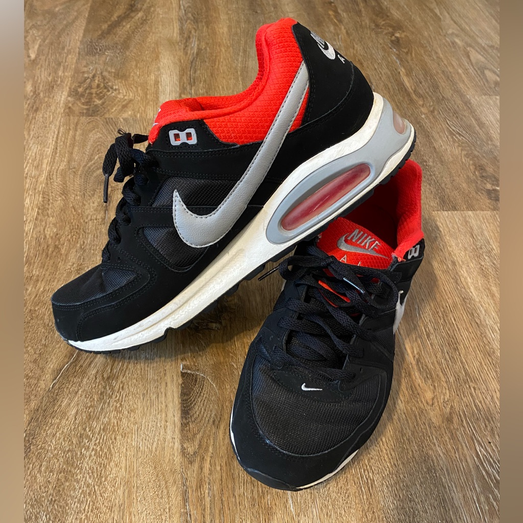 Nike Shoes | Men’s Nike Air Max Tennis Shoes Size 13 | Color: Black/Red | Size: 13