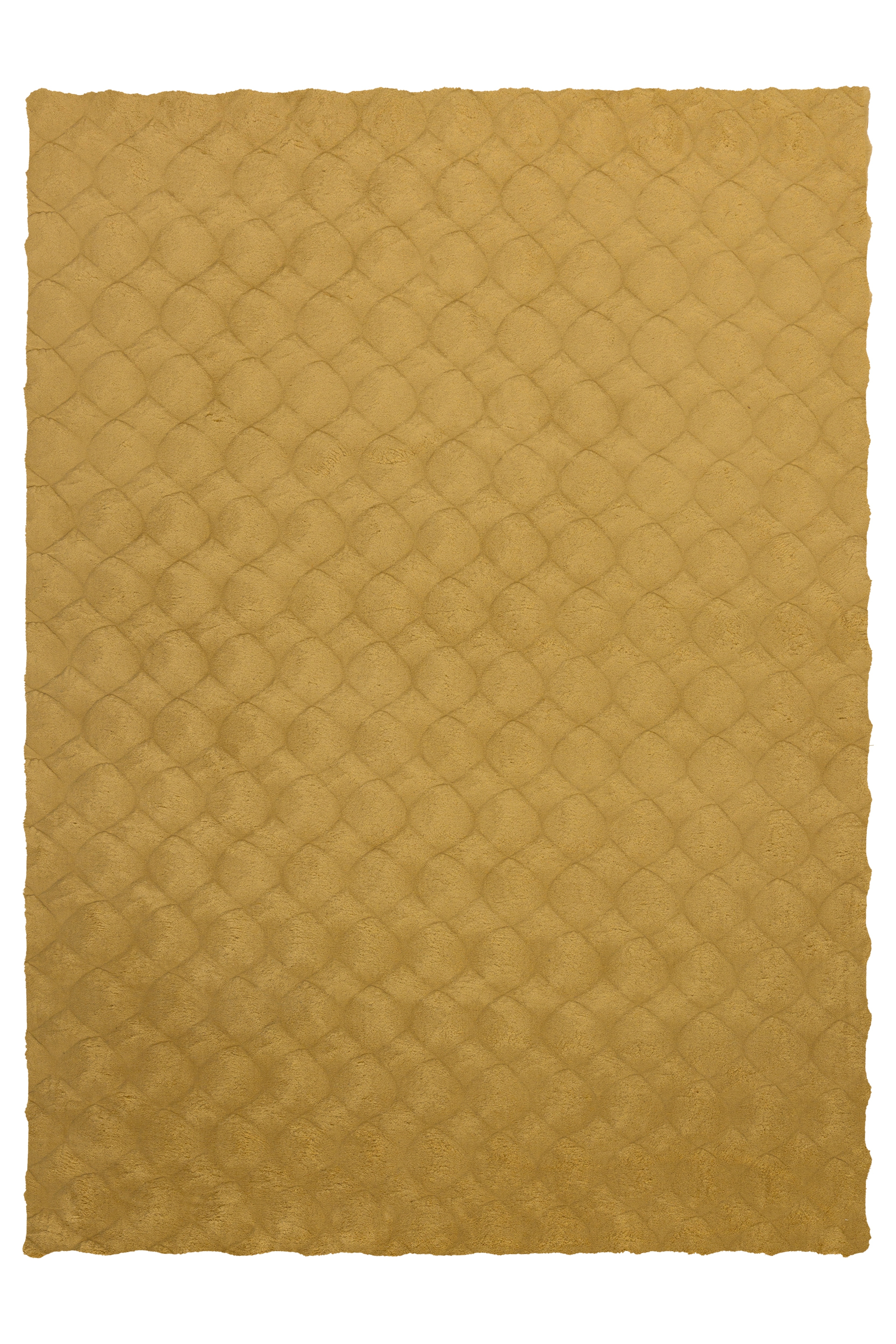 Teppich KAYOOM "Royal Glow 825", honig, B:200cm H:30mm L:290cm, Polyester, Teppiche, Teppich, Auch in rund, Hochflor, Modernes Muster, Vegan