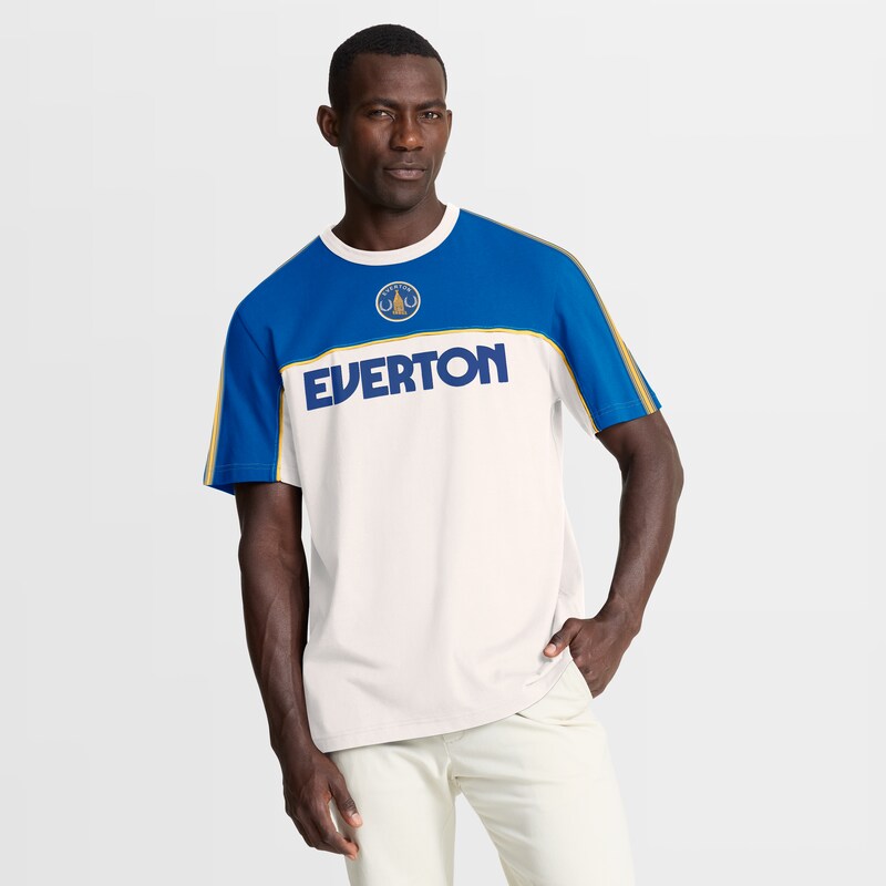 Everton Retro-T-Shirt – Antikweiß – Herren Image