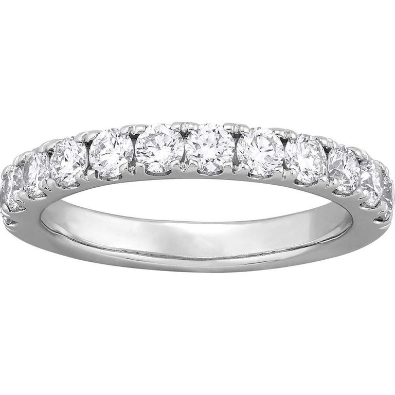 Diamond & Enamel Stacked Band Ring - Green - Frankie & Zoe Rings