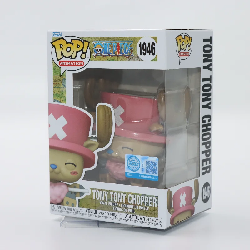 Figura anime originale Funko Pop ONE PIECE Tony Tony Chopper # Regalo giocattolo modello bambola con figura in vinile 1946 per arredamento da scrivania da collezione per ragazzo