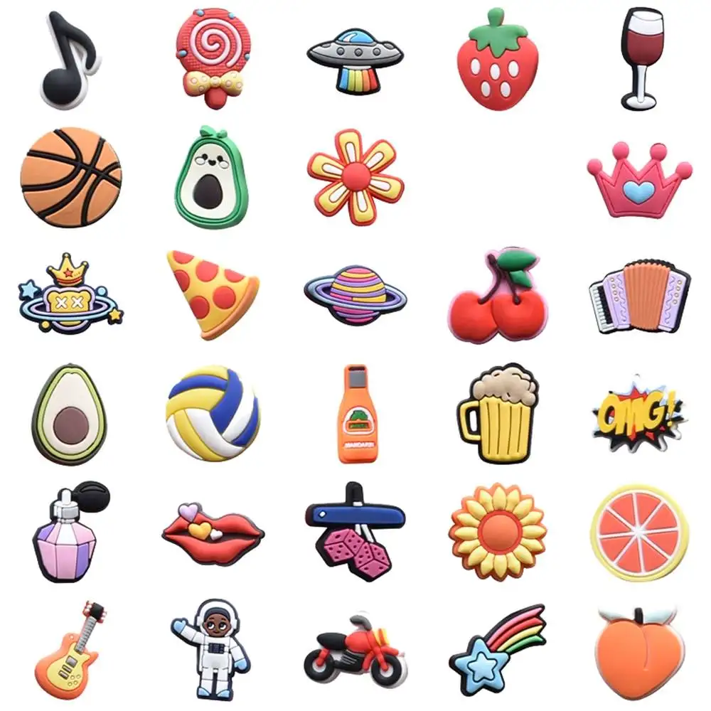 Breloques pour chaussures de basket-ball pour Crocs, accessoires pour chaussures, décorations pour Crocs, épingles, accessoires pour hommes, jeans, sabots pour femmes, clips, badges