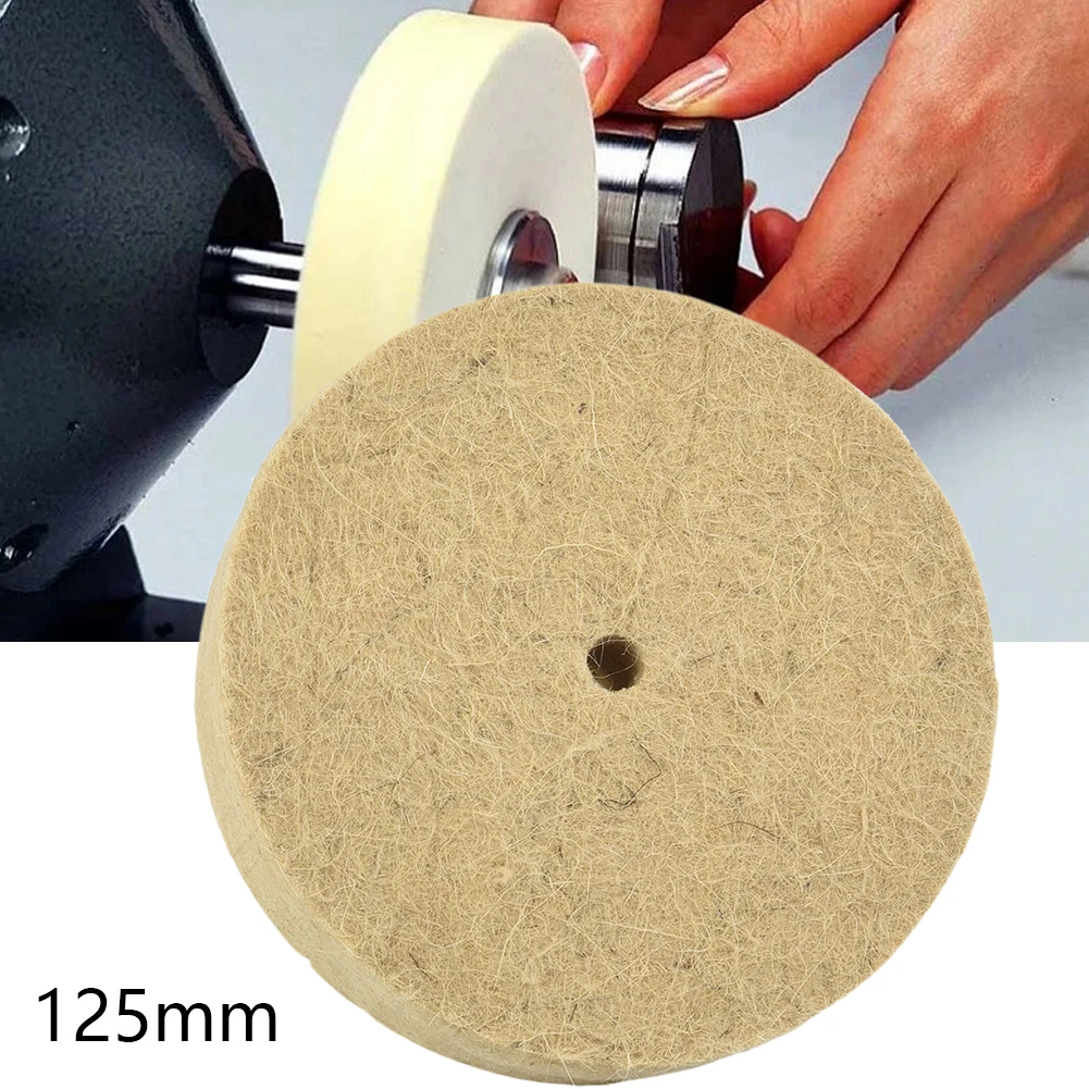 1pc Wollfilz Polieren Pad Schleifen Rad Polieren Pads Winkel Grinder Rad Für Metall Marmor Glas Keramik Polieren Rad Image