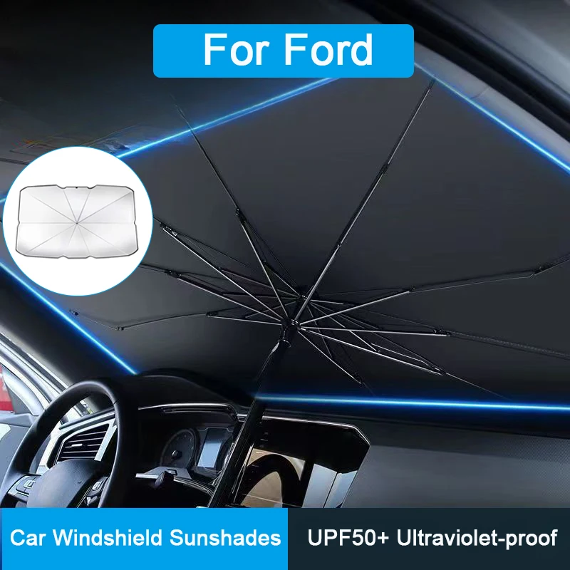 Für ford focus 2 3 f150 ecosport c-max s-max ka mondeo kuga galaxie fiesta eage auto windschutz scheibe sonnenschirme front schattierung schirm Image