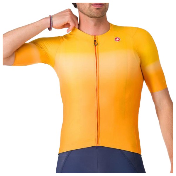 Castelli - UPF Jersey - Radtrikot Gr M orange