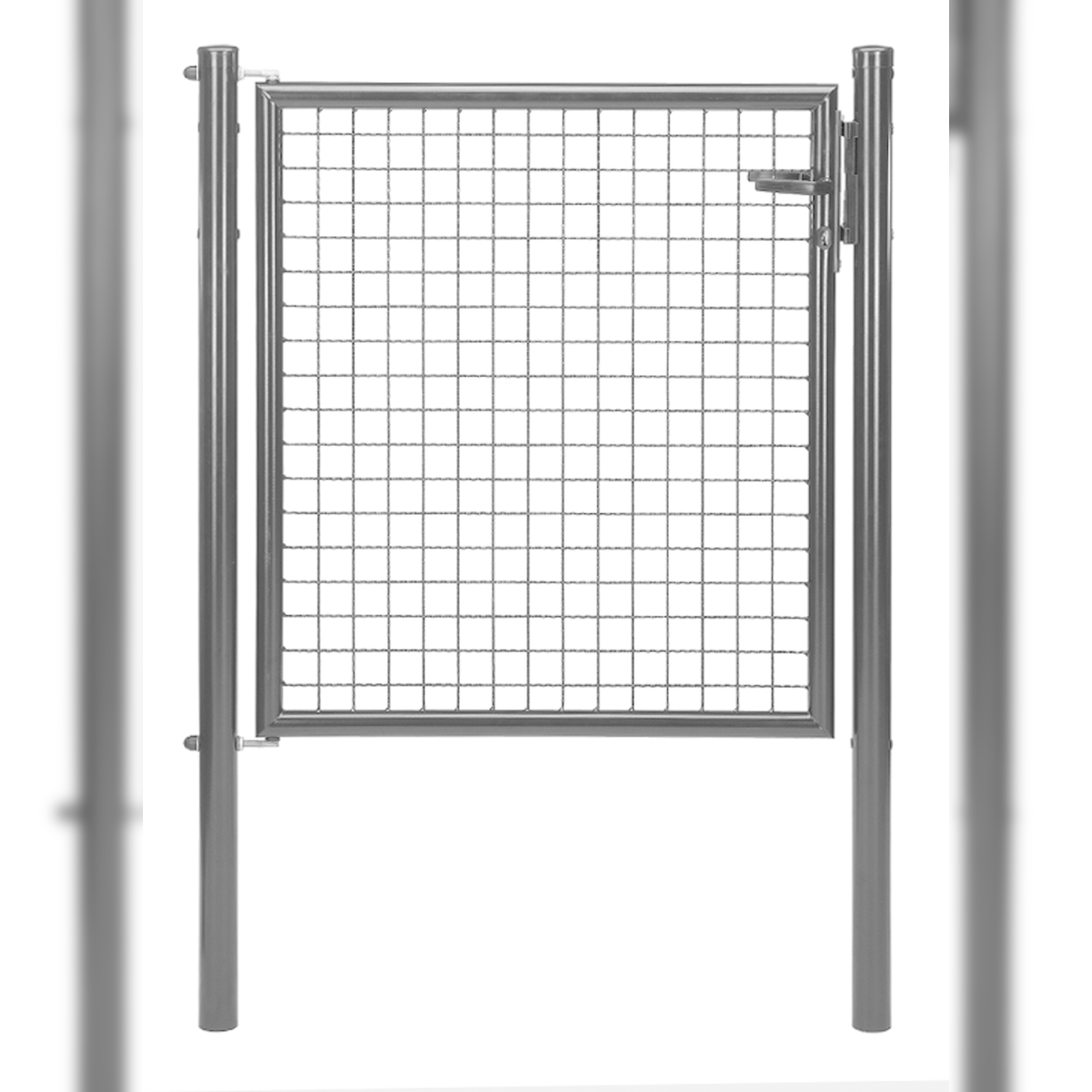Alberts 600105 Wellengitter-Einzeltor, anthrazit-metallic, Breite 100 cm, Höhe 100 cm Image